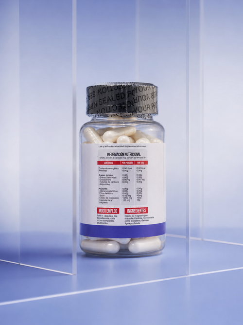CITRATO DE MAGNESIO 100 Cápsulas de 500mg by SUPERLABS