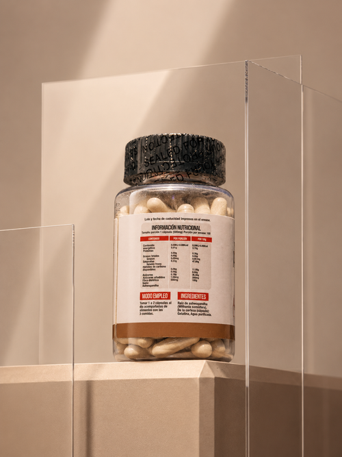 ASHWAGANDHA 100 CÁPSULAS de 500mg by SUPERLABS