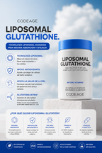 LIPOSOMAL GLUTATIONE 60 Cápsulas by CODEAGUE