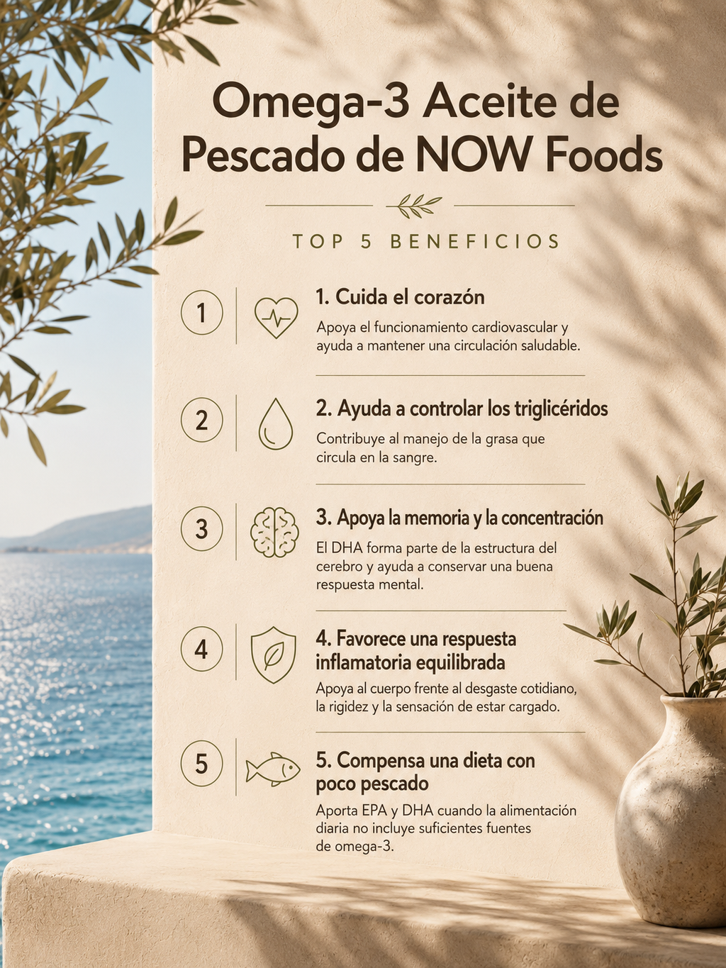 OMEGA-3 ACEITE DE PESCADO DHA 100 SOFTGELS
