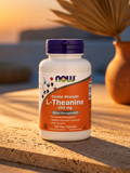 L-TEANINA DE DOBLE POTENCIA 200 MG 120 VEGCAPS by NOW FOODS