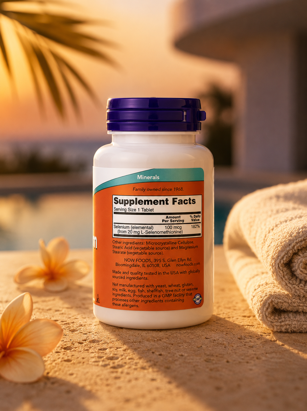 SELENIO 100MCG 250 TABS by NOW FOODS