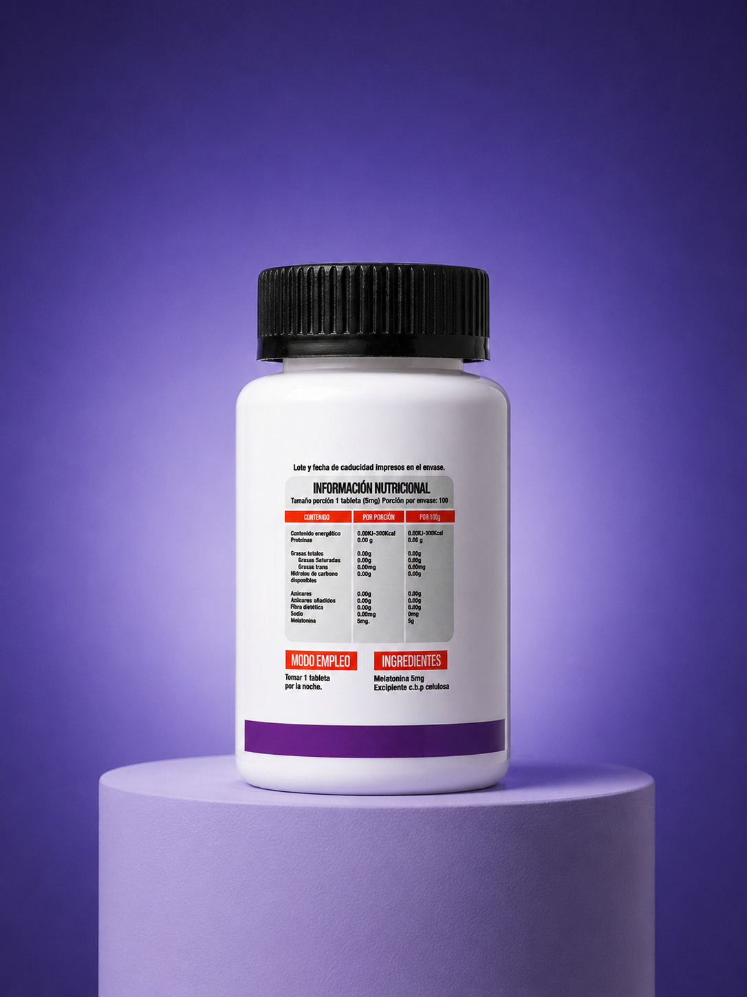 Melatonina 5mg 100 Tabletas by SUPERLABS