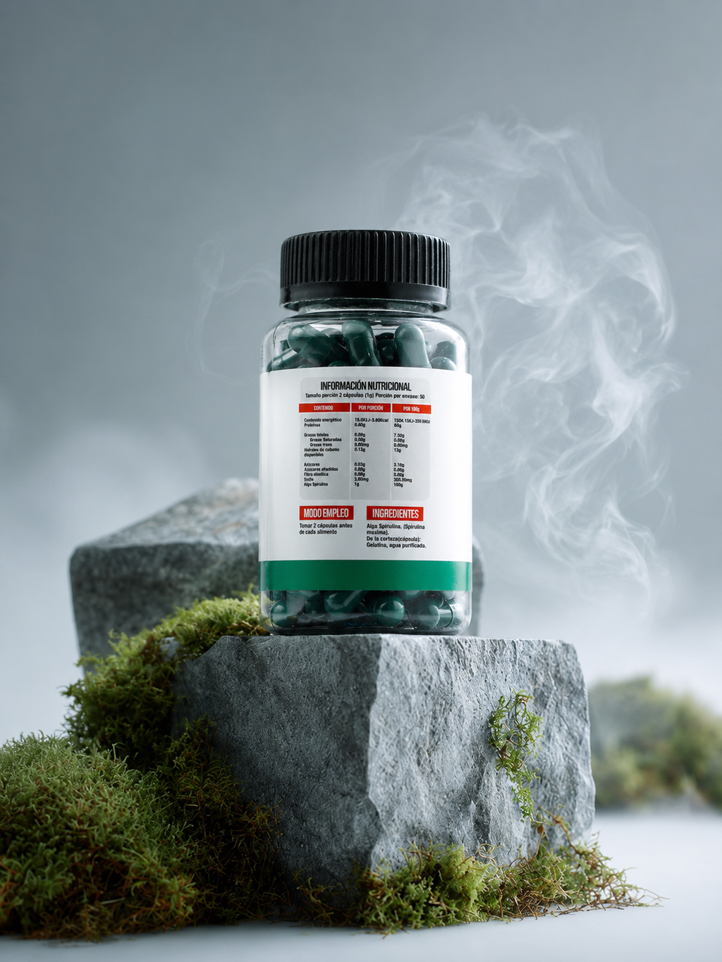 ALGA SPIRULINA 500MG 100 CAPSULAS by SUPERLABS