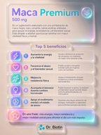MACA PREMIUM 500MG - 100 CAPSULAS by SUPERLABS