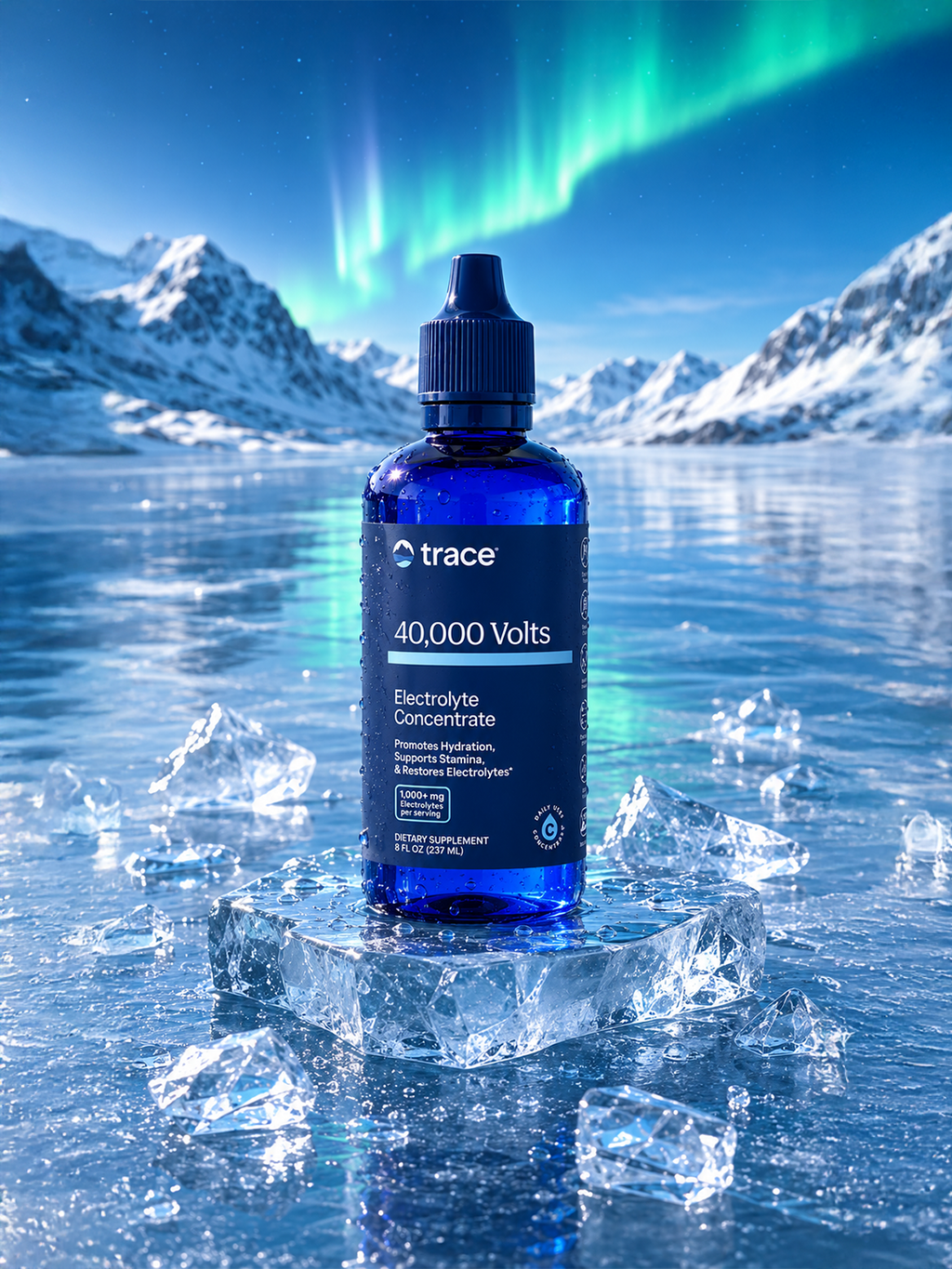 40,000 Volts - Electrolitos Concentrados 237ml by TRACE MINERALS
