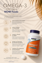 OMEGA-3 1000MG 200 Softgels by NOW FOODS
