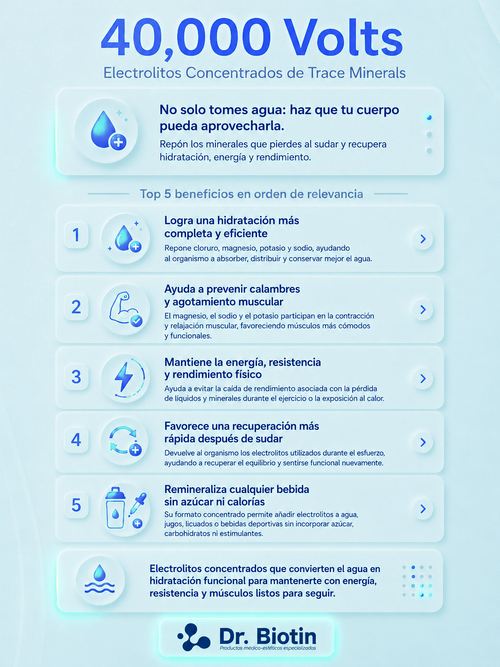 40,000 Volts - Electrolitos Concentrados 237ml by TRACE MINERALS