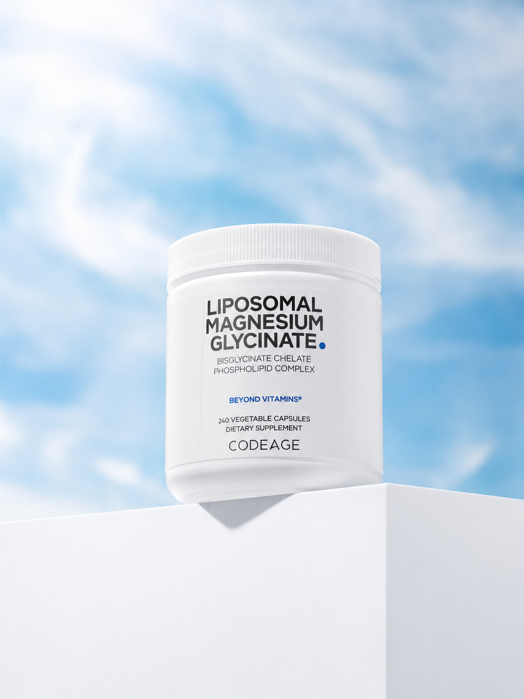 LIPOSOMAL GLICINATO DE MAGNESIO - 240 Cápsulas Vegetales by CODEAGUE