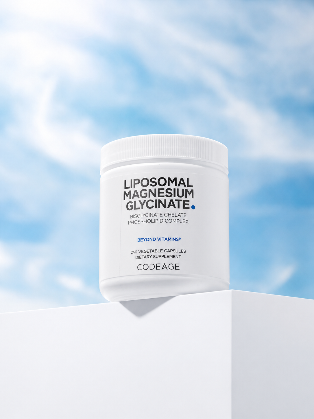 LIPOSOMAL GLICINATO DE MAGNESIO - 240 Cápsulas Vegetales by CODEAGUE