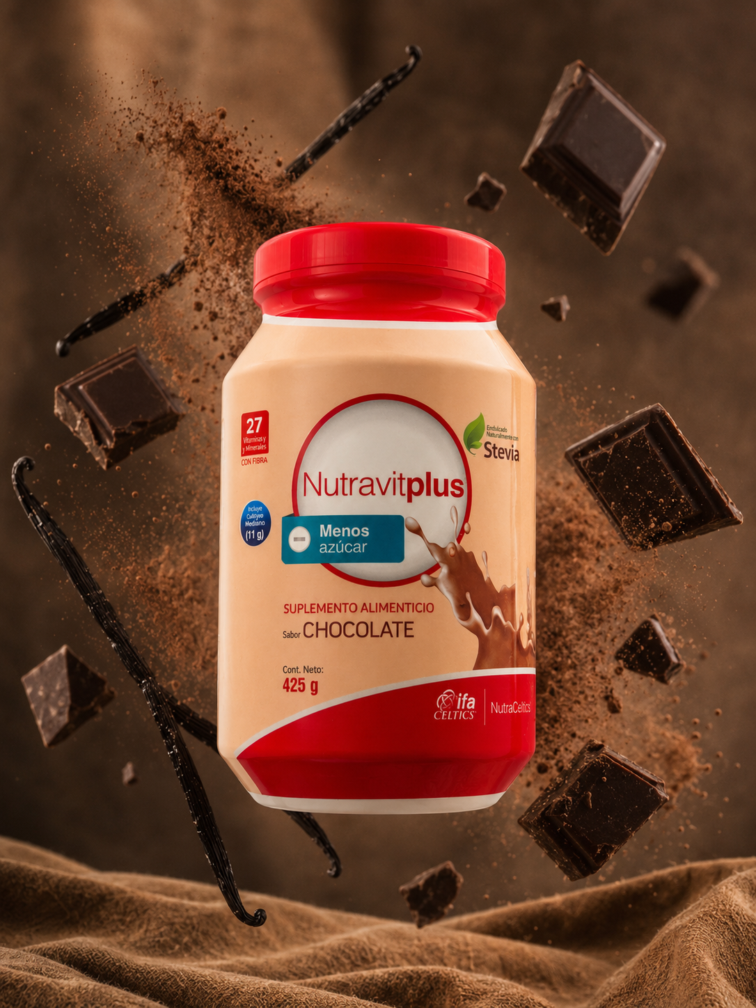 Nutravitplus 425g by IFA Celtics - Endulzado con Stevia