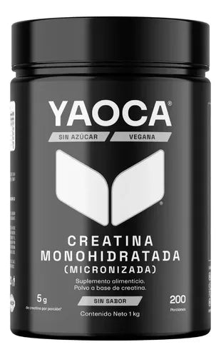 CREATINA MONOHIDRATADA (MICRONIZADA) Vegana by  YAOCA
