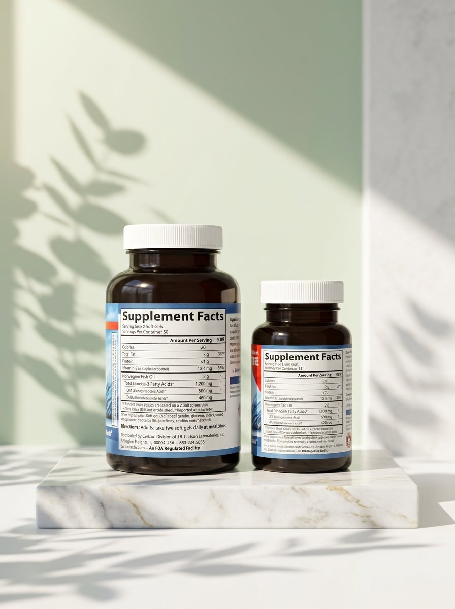 Super Omega-3 Gems 600mg 100 + 30 Cápsulas - Etiqueta
