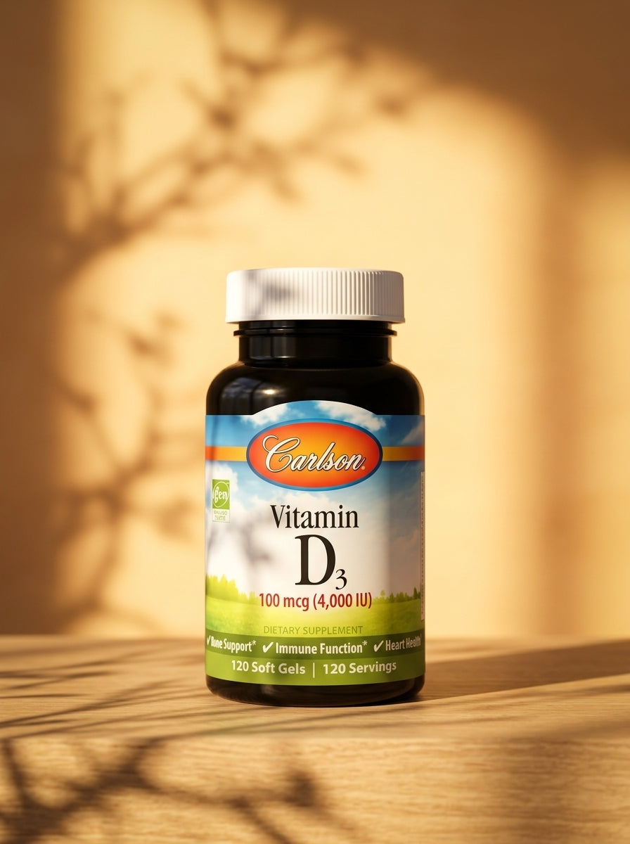 Vitamin D 4000 IU 120 Softgels - Frente