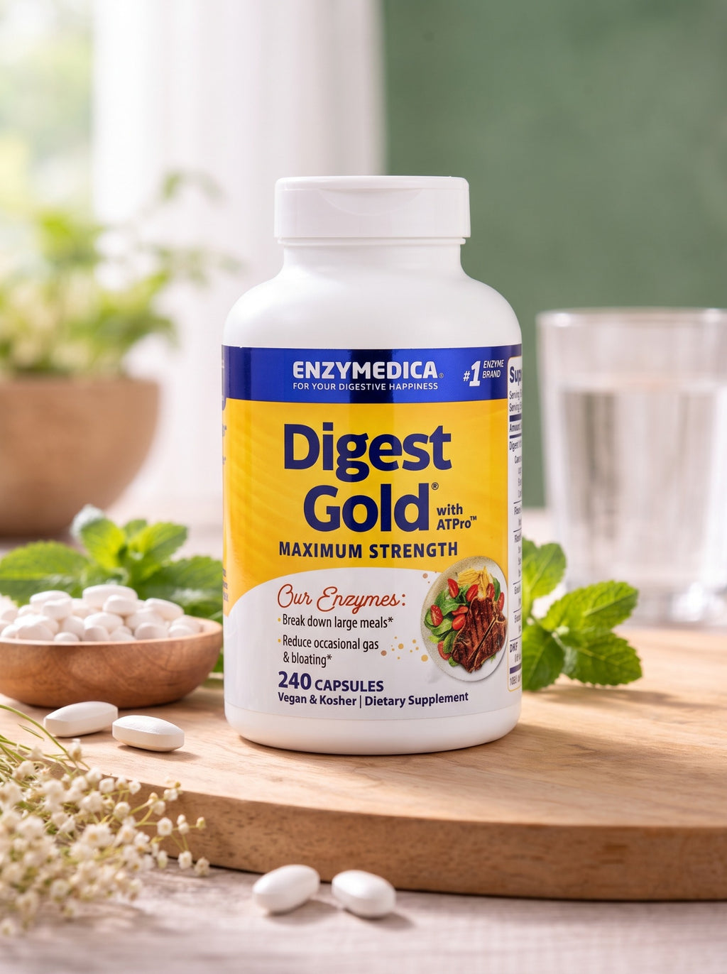 Digest Gold 240 cápsulas - Frente