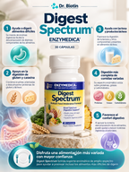 Digest Spectrum 30 cápsulas - Infografía