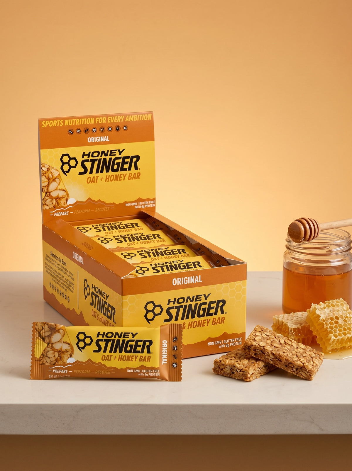 Barra Honey Stinger Original - Frente
