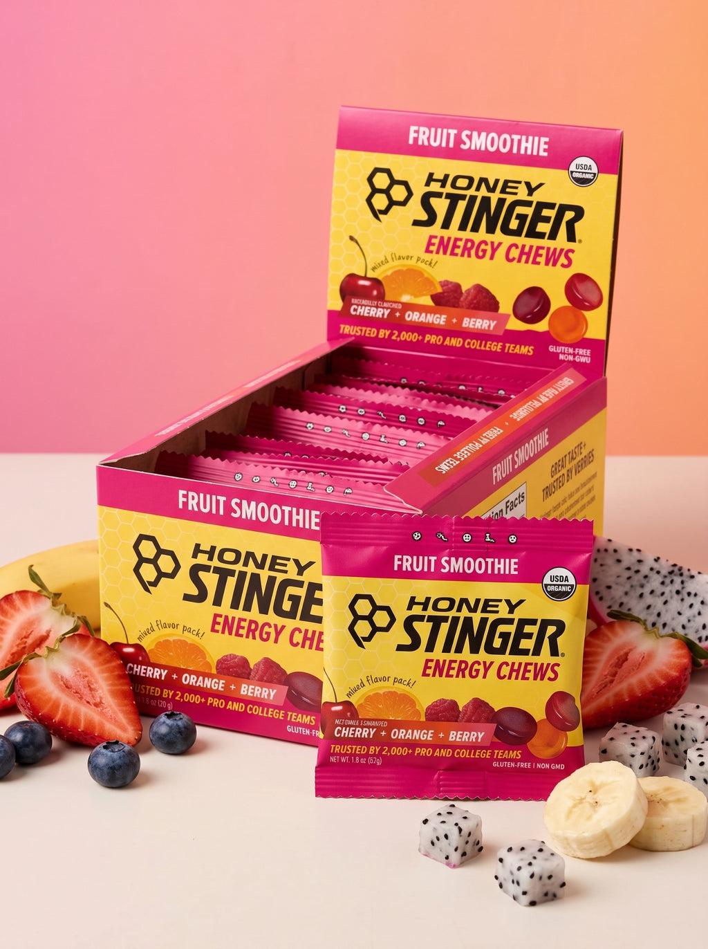 Gomitas Honey Stinger Regular Batido de Frutas - Frente