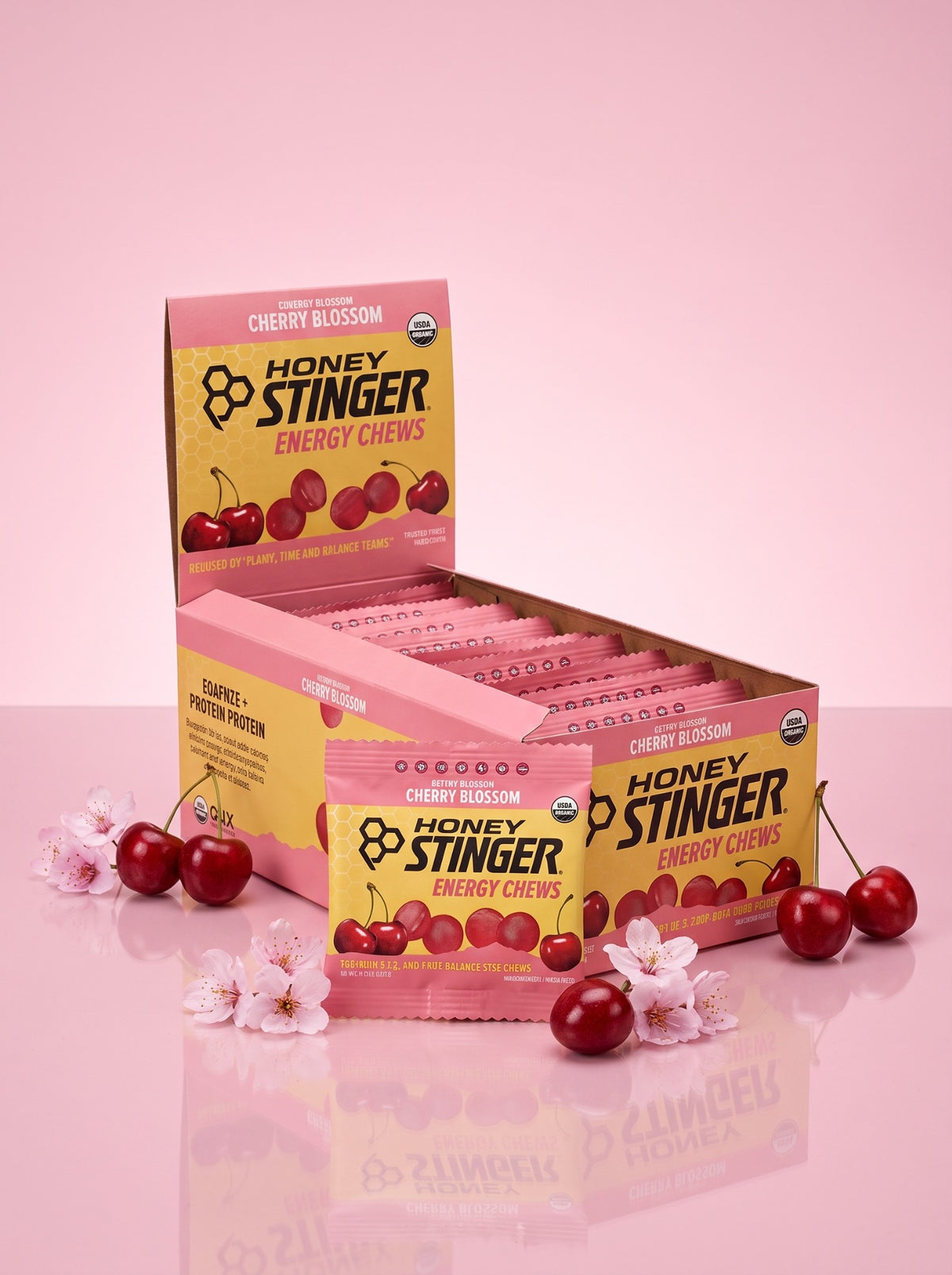 Gomitas Honey Stinger Regular Cherry Blossom - Frente