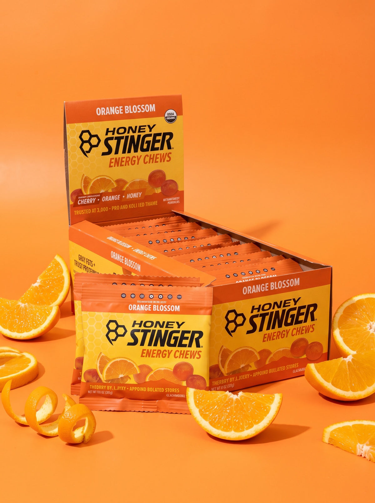 Gomitas Honey Stinger Regular Naranja - Frente