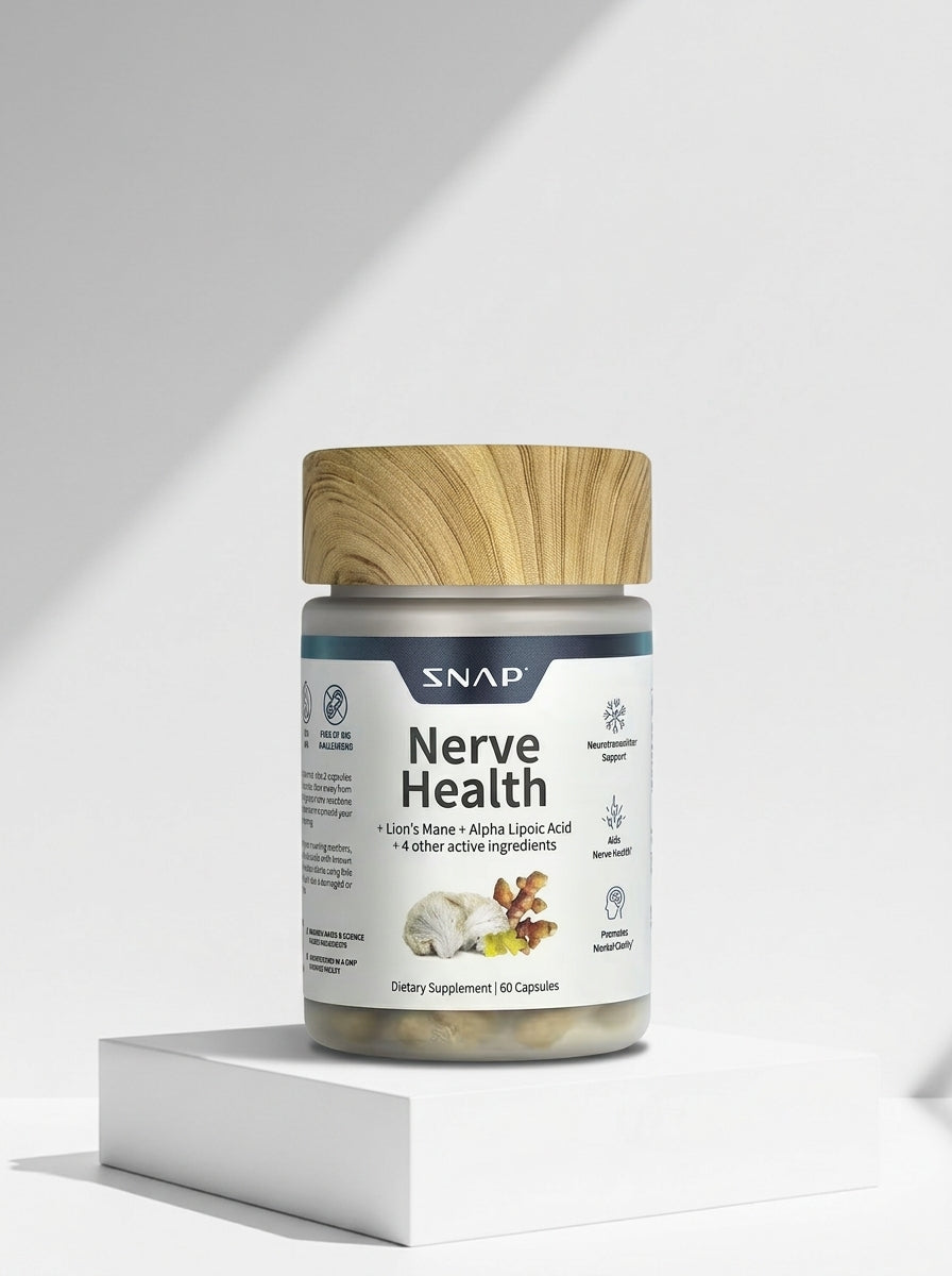 SNAP Nerve Health 60 Cápsulas - Frente