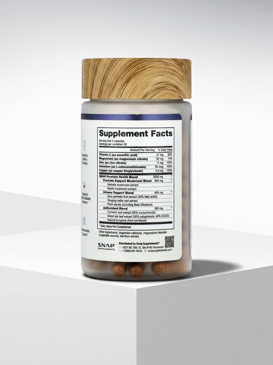 Prostate Health - Etiqueta