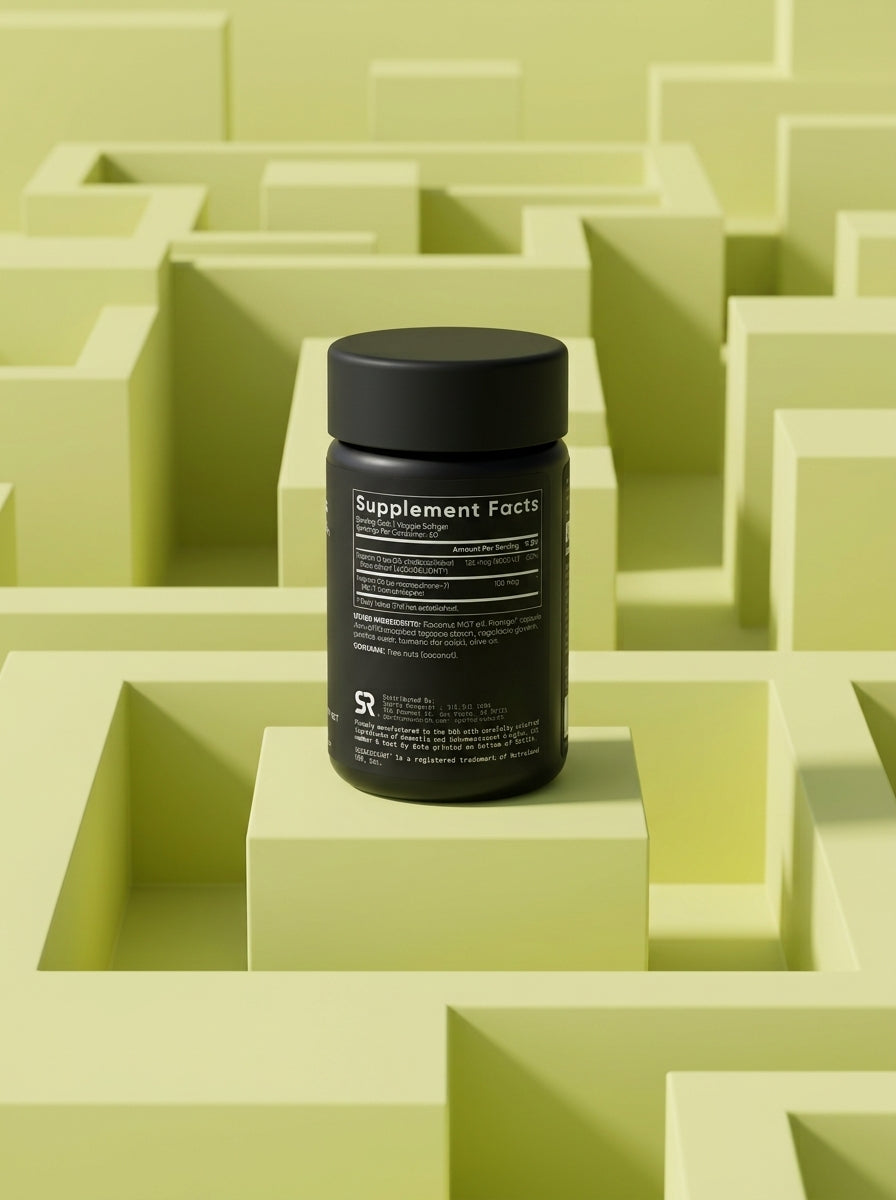 Vegan D3 125mcg + Vitamin K2 - Etiqueta