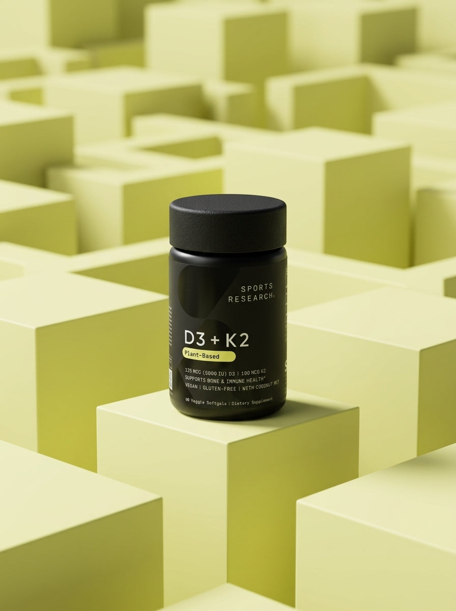 Vegan D3 125mcg + Vitamin K2 - Frente