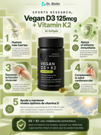Vegan D3 125mcg + Vitamin K2 - Infografía