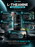 L-Theanine Suntheanine 200mg - Infografía