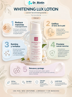 WHITENING LUX LOTION TEGODER - beneficios