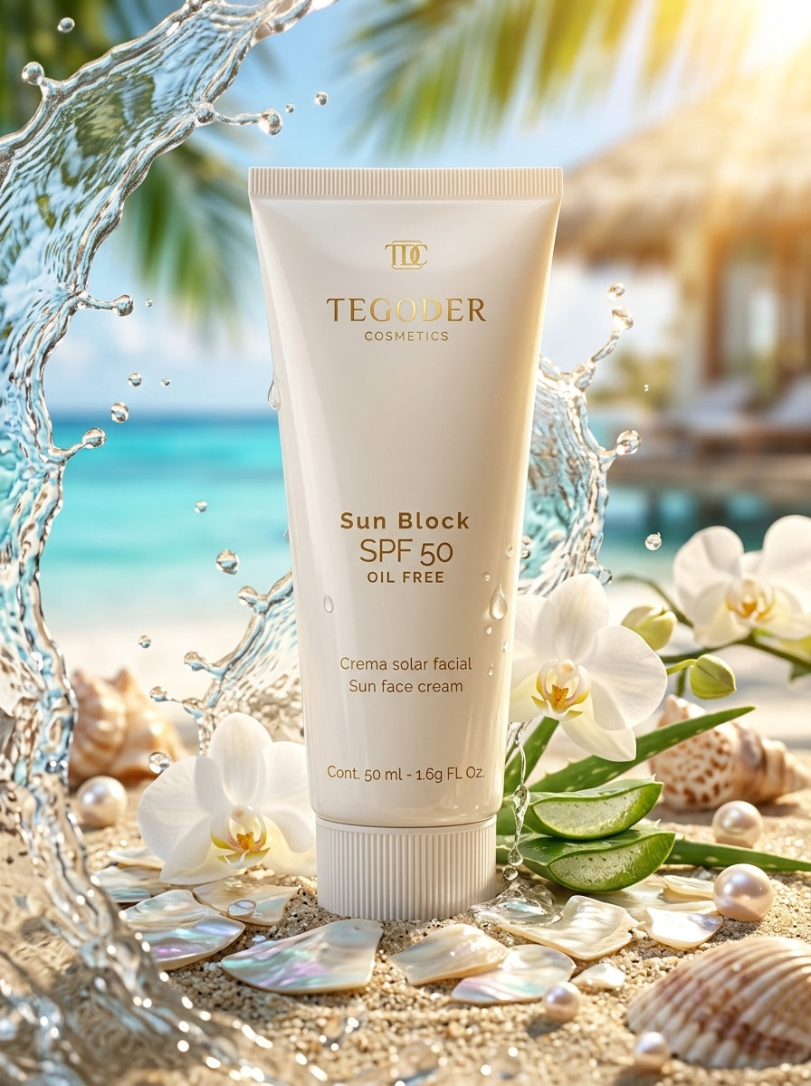 SUN BLOCK OIL FREE SPF 50+ TEGODER
